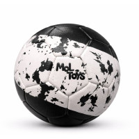 BOLA DE FUTEBOL COURO Nº5 320/330GR BCO/PTO MR341